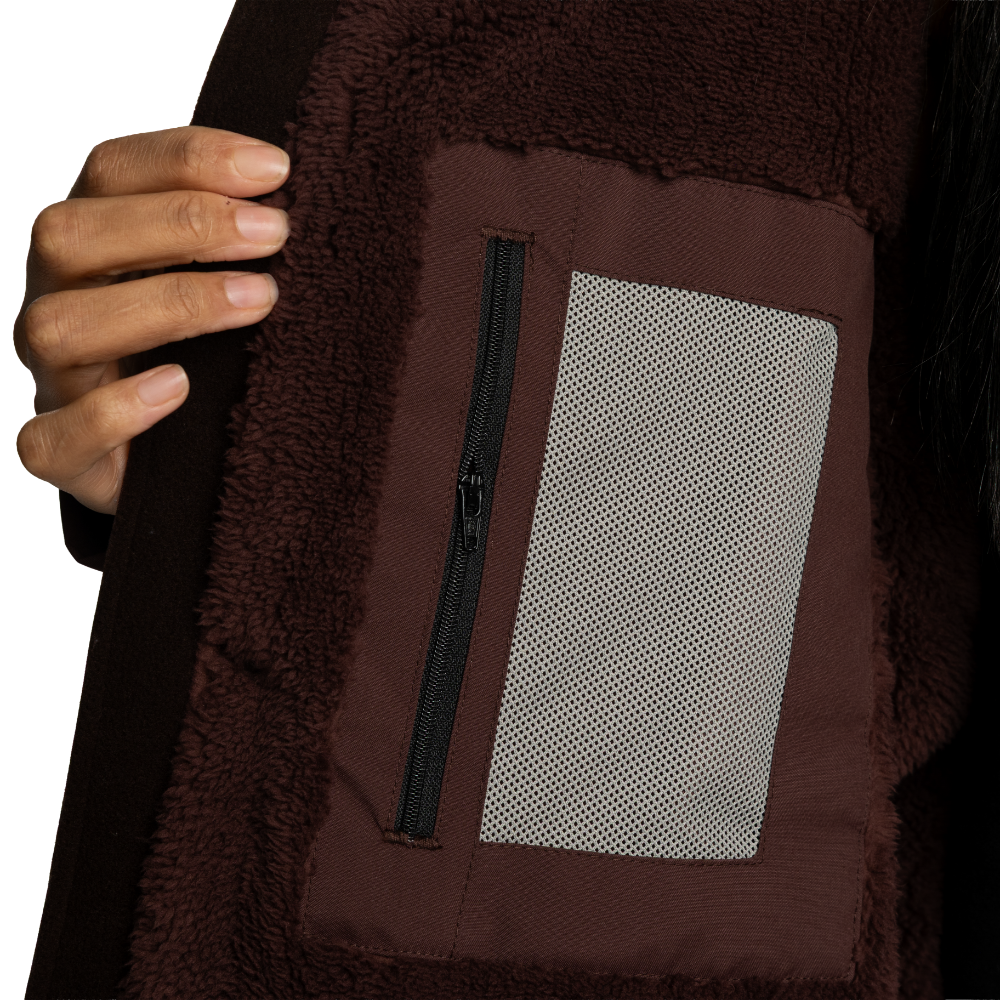 Women's Long Sleeve Dry Waterproof Changing Robe Alter EVO - Deep Chestnut