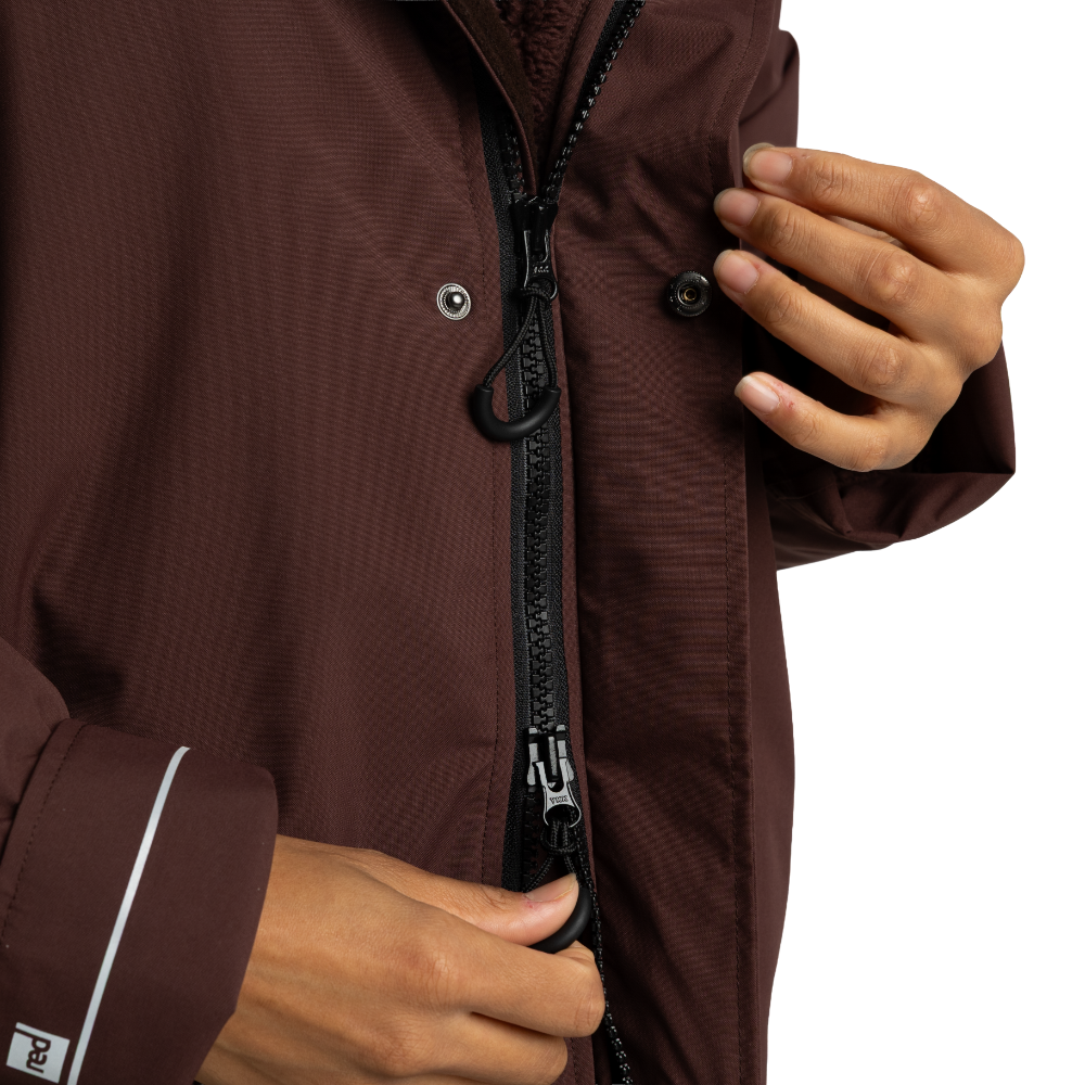 Women's Long Sleeve Dry Waterproof Changing Robe Alter EVO - Deep Chestnut