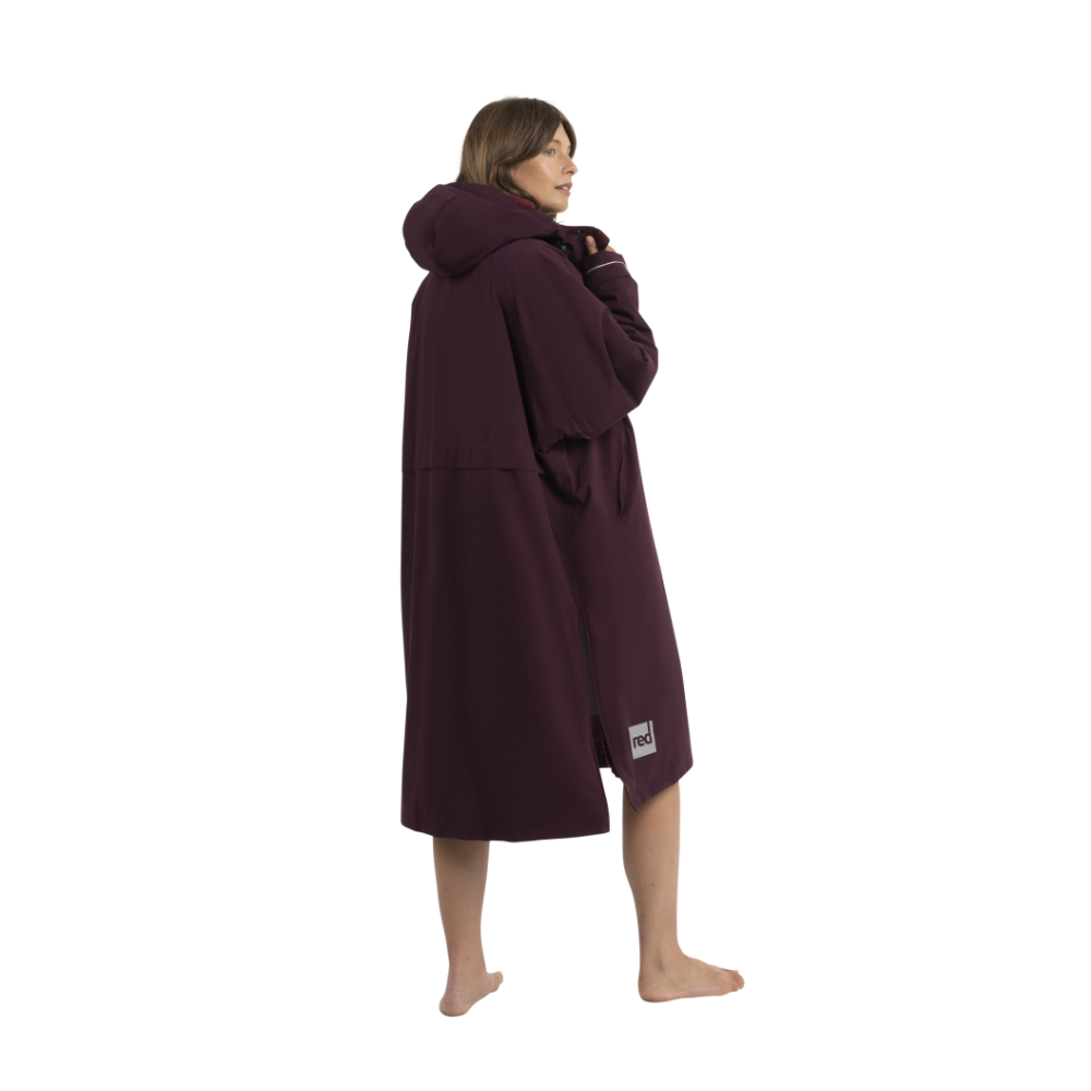 Women's Long Sleeve Dry Waterproof Changing Robe Alter EVO - Rich Burgundy