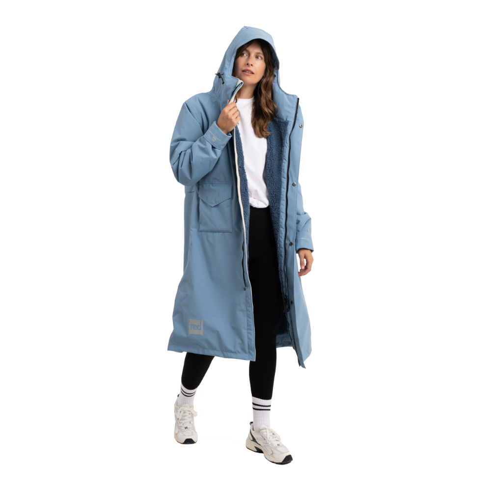 Women's EVO Pro Slimline Waterproof Parka Jacket - Alpine Blue