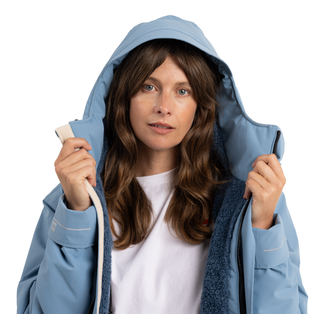 Women's EVO Pro Slimline Waterproof Parka Jacket - Alpine Blue