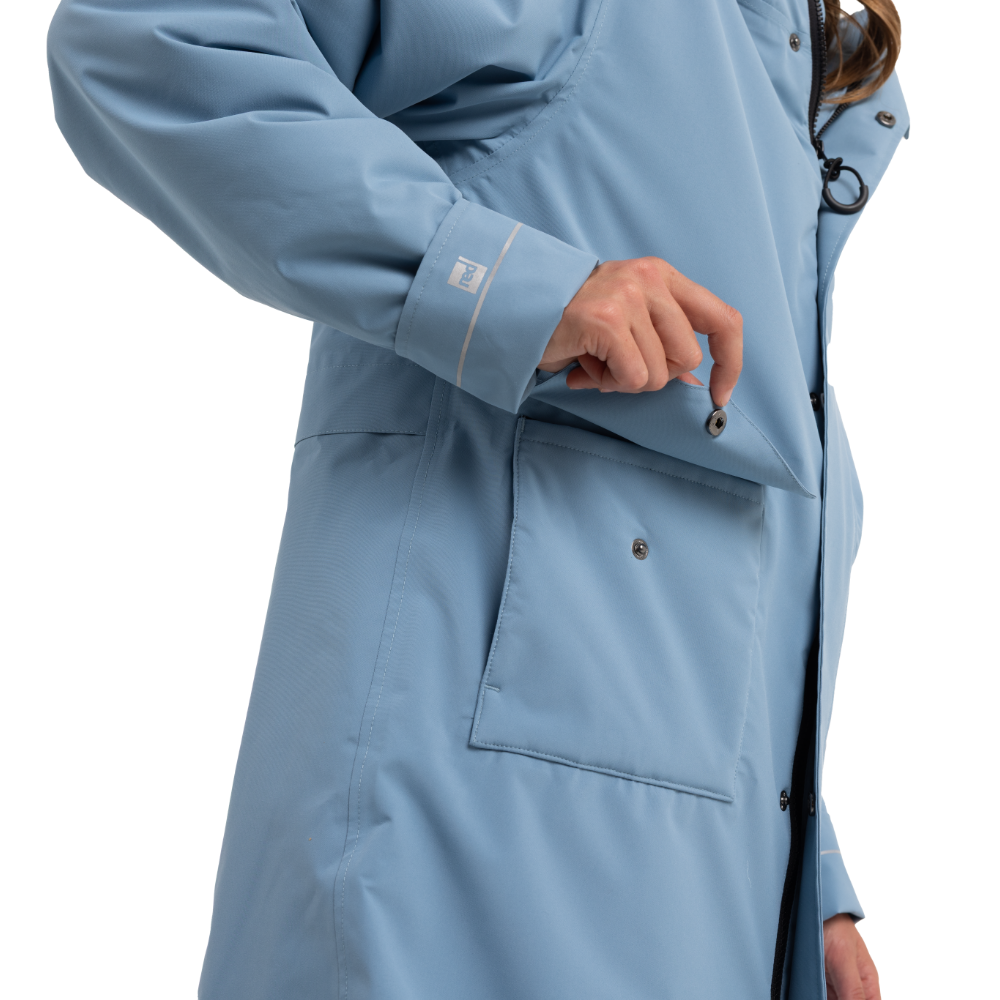 Women's EVO Pro Slimline Waterproof Parka Jacket - Alpine Blue