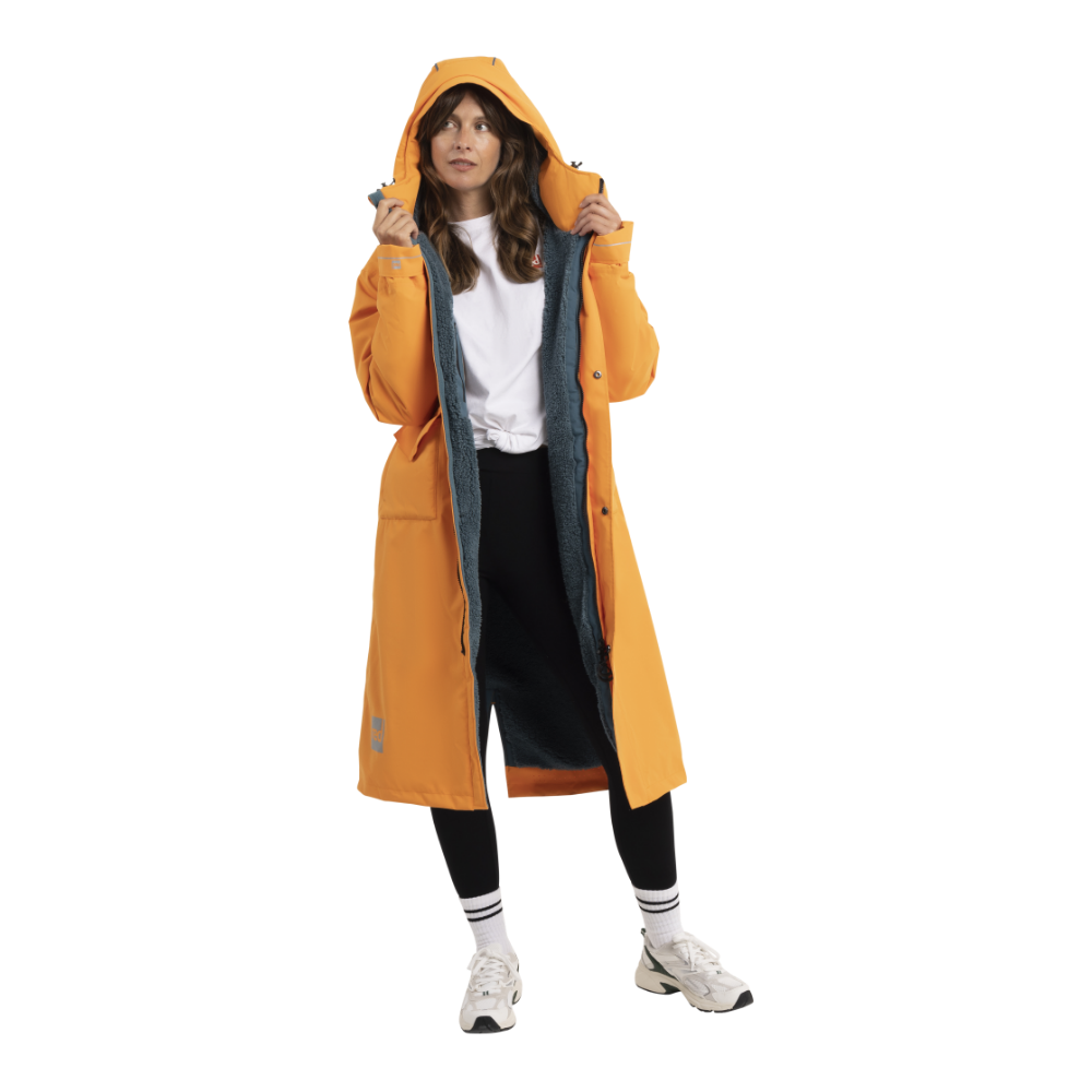Women's EVO Pro Slimline Waterproof Parka Jacket - Bitter Orange