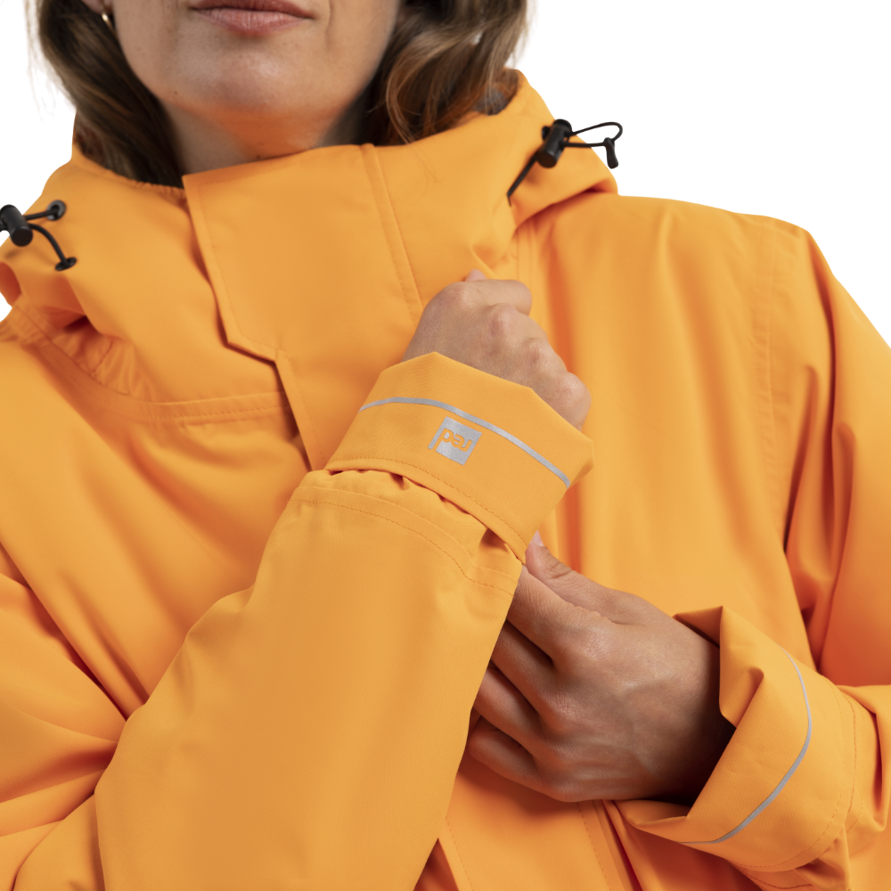 Women's EVO Pro Slimline Waterproof Parka Jacket - Bitter Orange