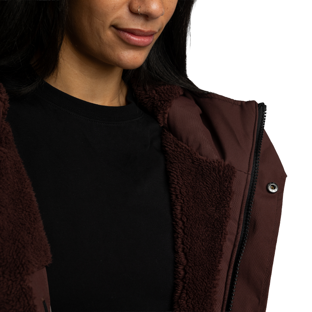 Women's EVO Pro Waterproof Parka Jacket - Deep Chestnut