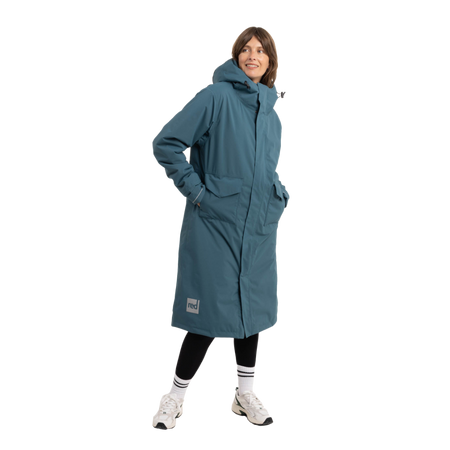 Women's EVO Pro Slimline Waterproof Parka Jacket - Deep Teal