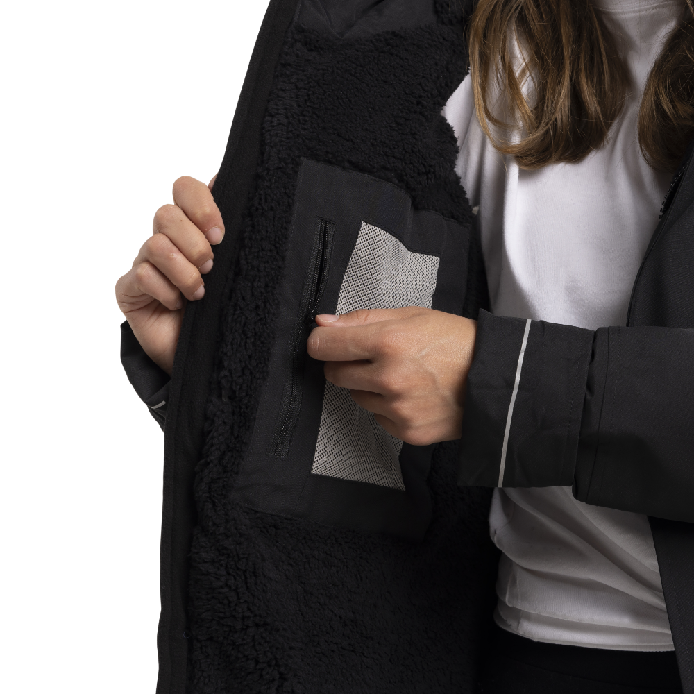 Women's EVO Pro Waterproof Parka Jacket - Stealth Black