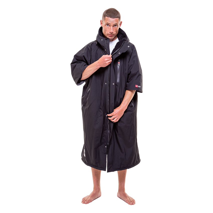 Men's Short Sleeve Pro Change Robe EVO - Stealth Black