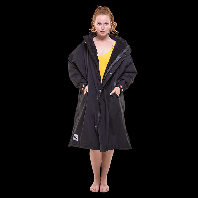 Women's Long Sleeve Pro Change Robe EVO - Stealth Black