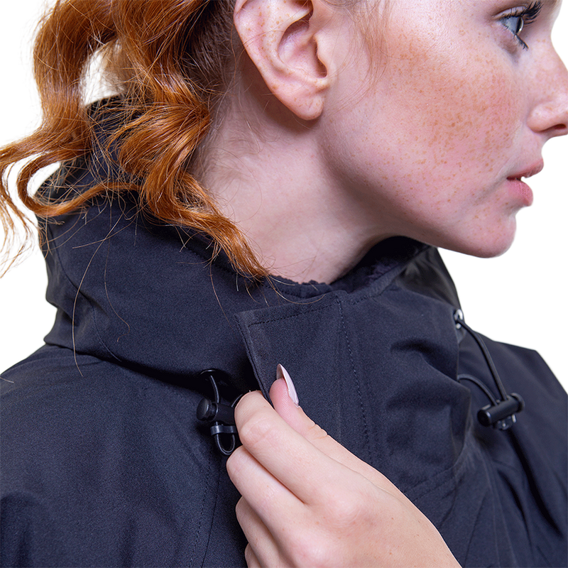 Women's Short Sleeve Pro Change Robe EVO - Stealth Black
