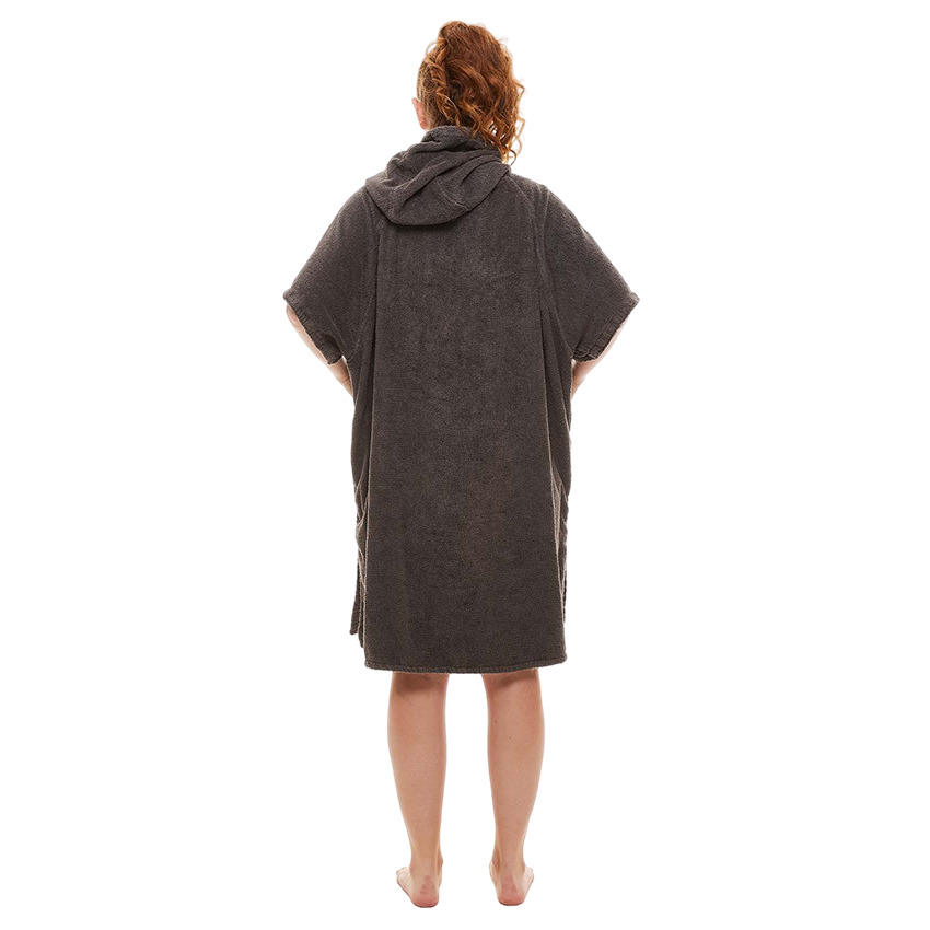 Women's Towelling Change Robe - Grey