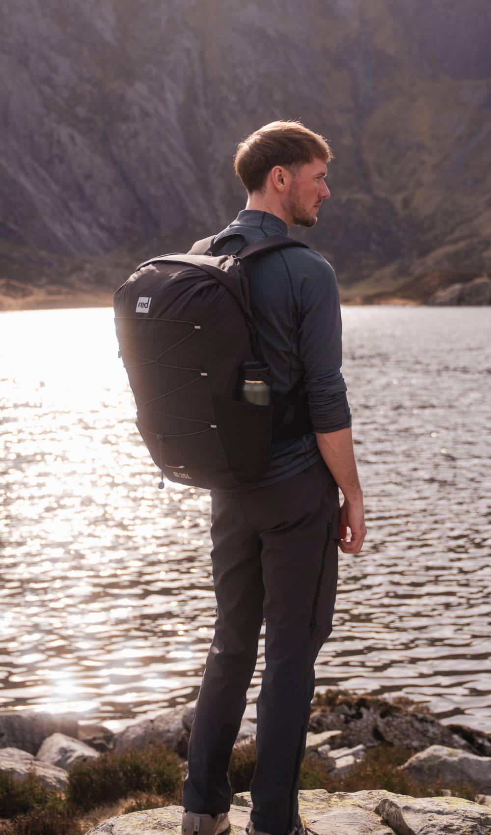 Red Equipment Lightweight Waterproof Backpack 35L - Obsidian Black – Red Equipment