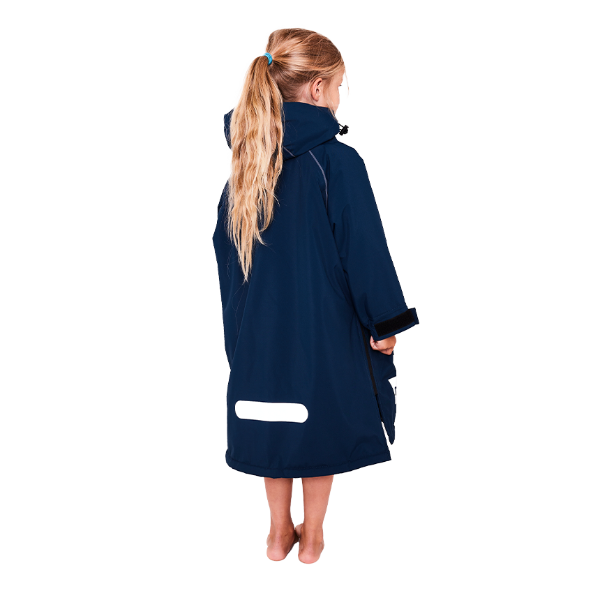 Kids Dry Poncho - Navy