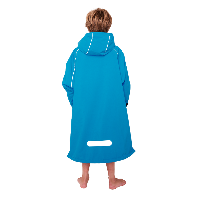 Red Original Kids Waterproof Dry Pro Robe - Marine