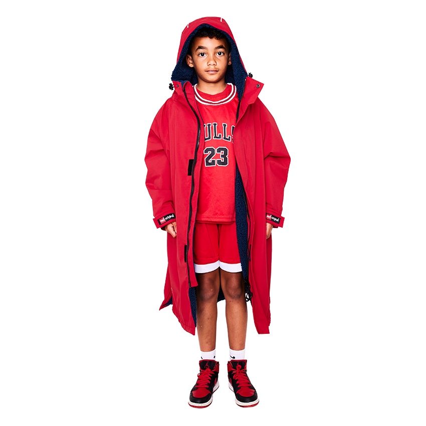 Kids Dry Pro Robe - Red