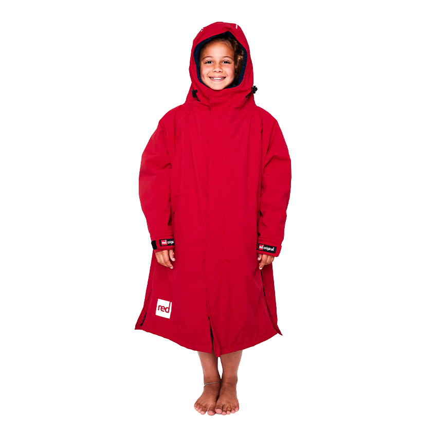 Kids Dry Pro Robe - Red