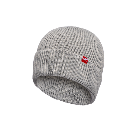 Eddy Recycled Polyester Beanie Hat Light Grey