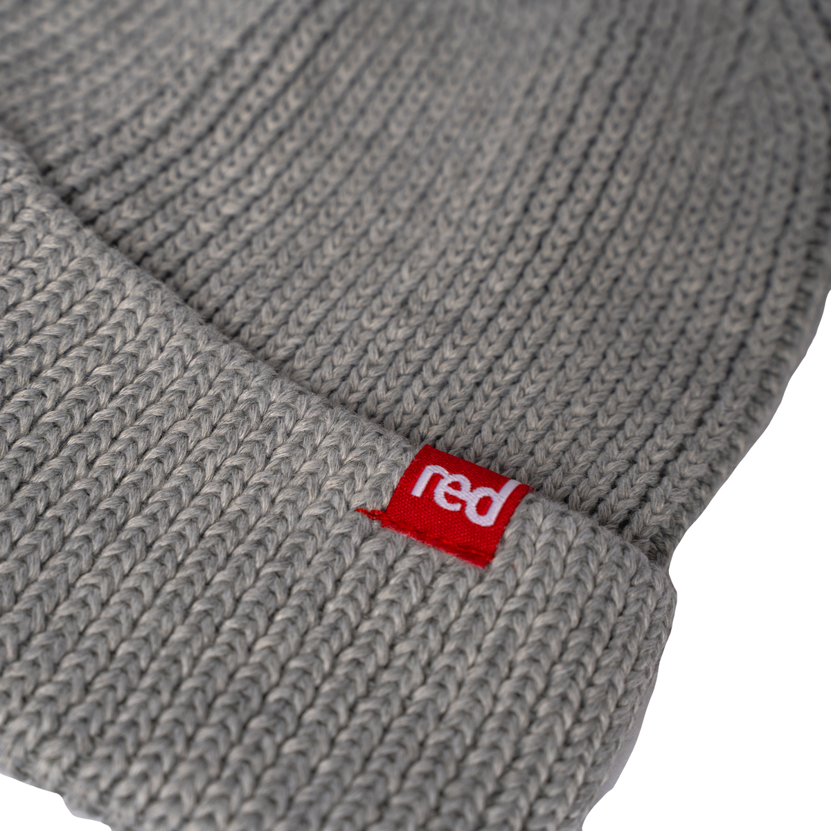 Eddy Recycled Polyester Beanie Hat - Light Grey