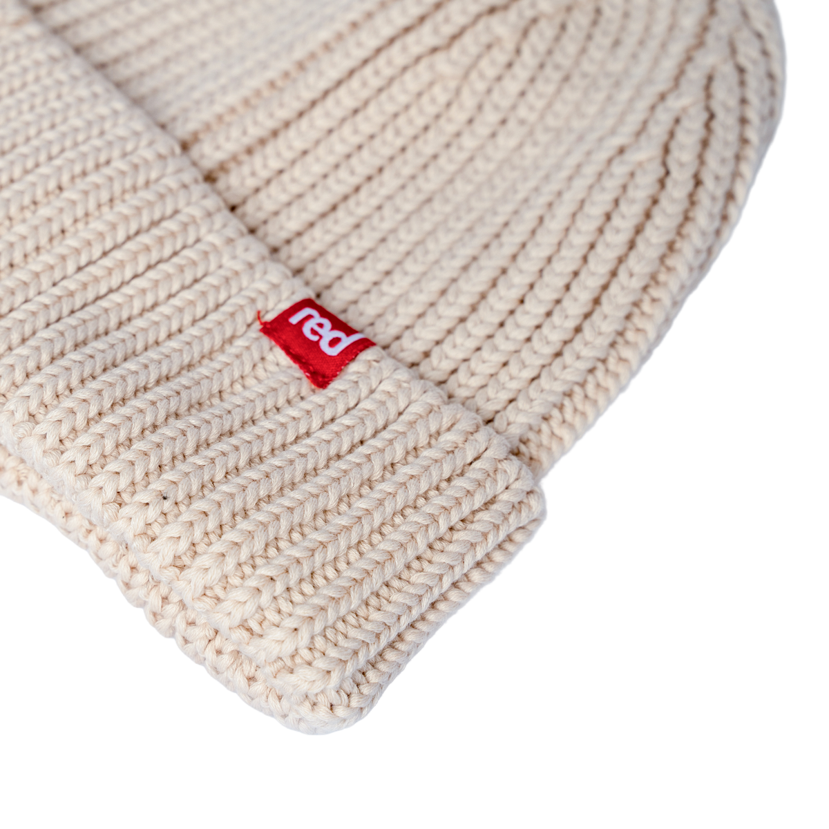 Flow Organic Cotton Beanie Hat - Stone