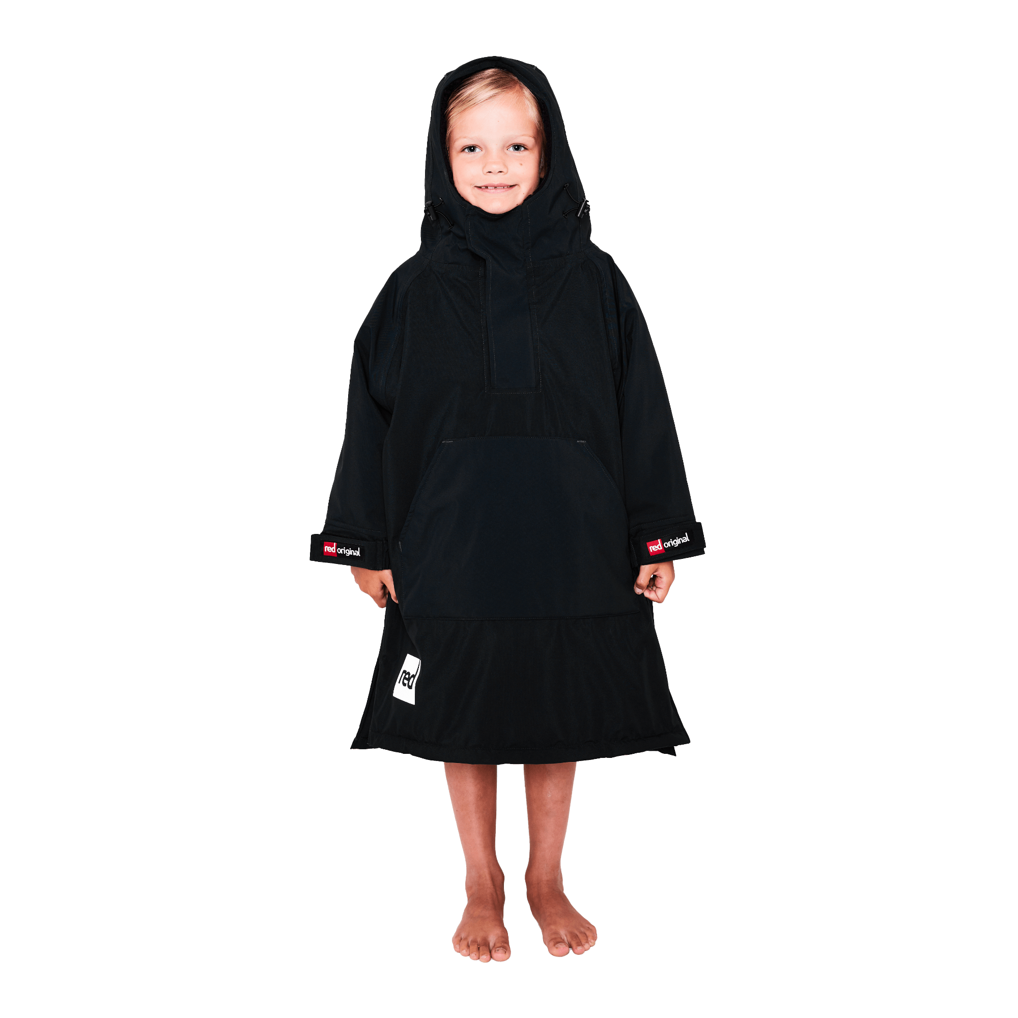 Kids Dry Poncho - Black