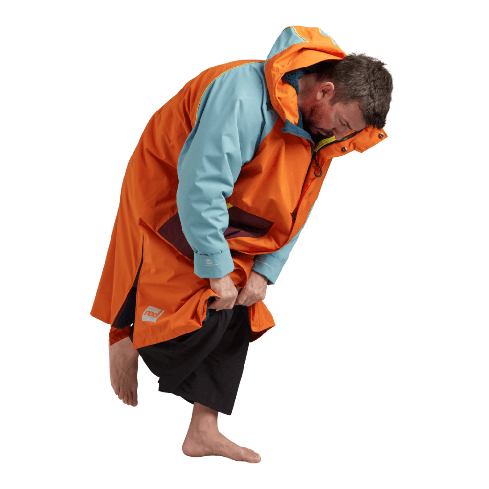 Men's Long Sleeve Recovered Dry Changing Robe Alter Evo - Orange