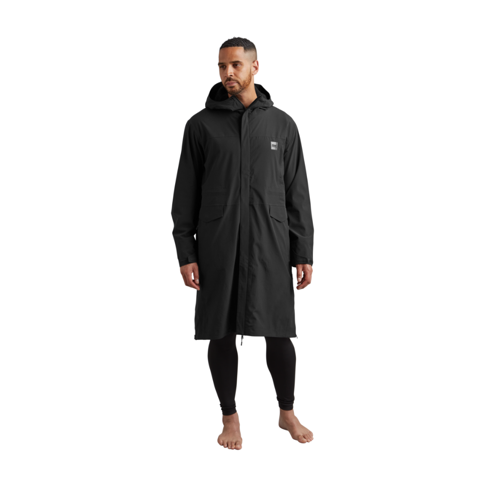 Big Robe Jacket Men's Pursuit Waterproof Lightweight Changing Robe Jacket - Black – Red ...
