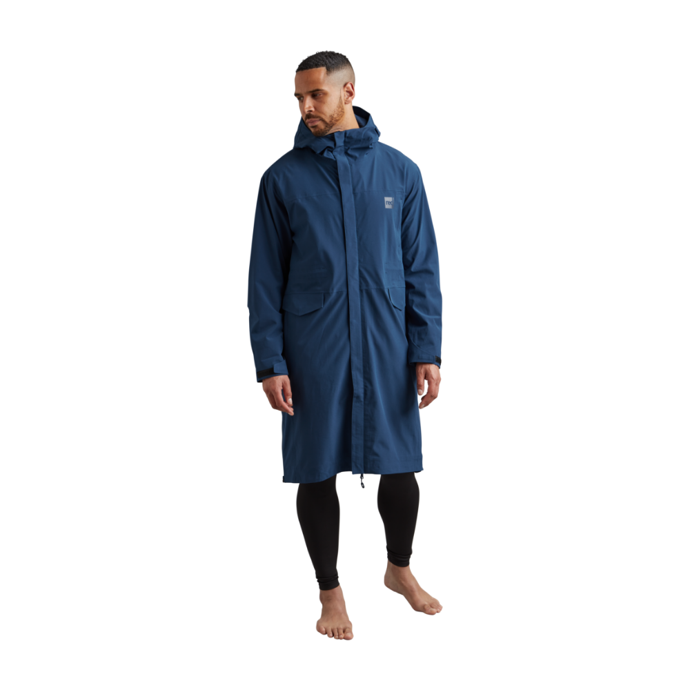 Men's Pursuit Waterproof Lightweight Changing Robe Jacket-Ocean Blue ...