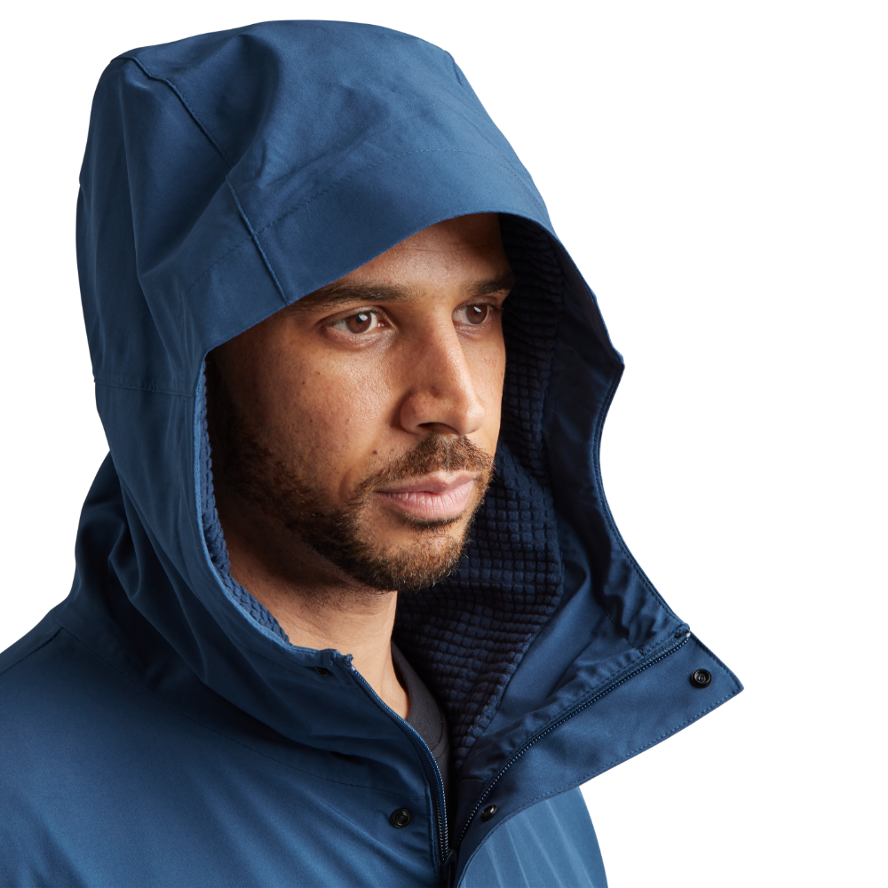 Men's Pursuit Waterproof Lightweight Changing Robe Jacket - Ocean Blue