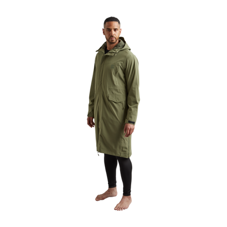 Pursuit Waterproof Lightweight Changing Robe Jacket Olive Green