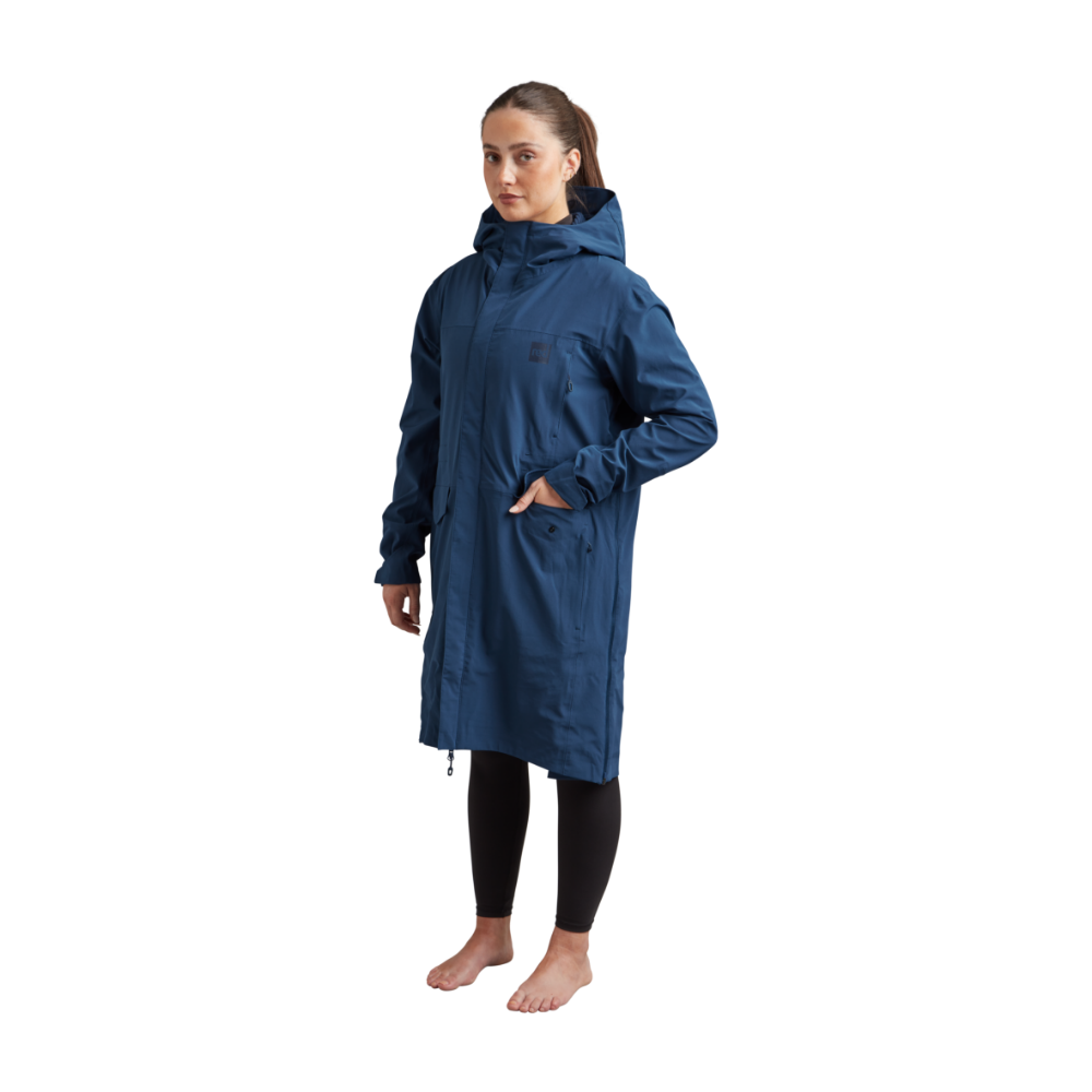 Women's Pursuit Waterproof Lightweight Changing Robe Jacket-Ocean Blue ...