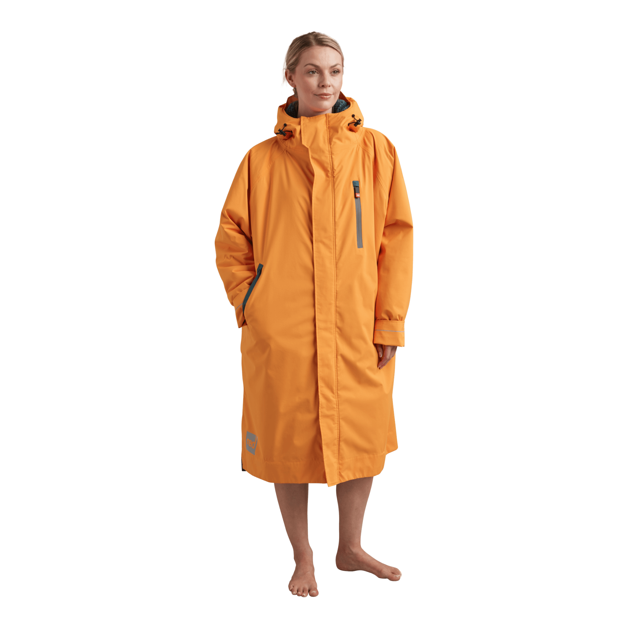 Women's Long Sleeve Dry Waterproof Changing Robe Alter Evo Pro-Orange ...