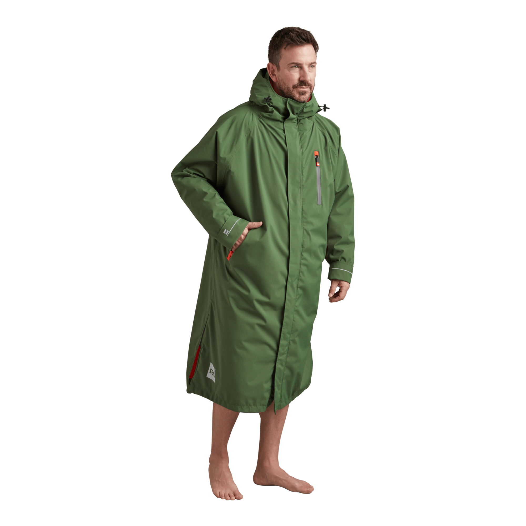 Men's Long Sleeve Dry Waterproof Changing Robe Alter Evo Pro-Green ...
