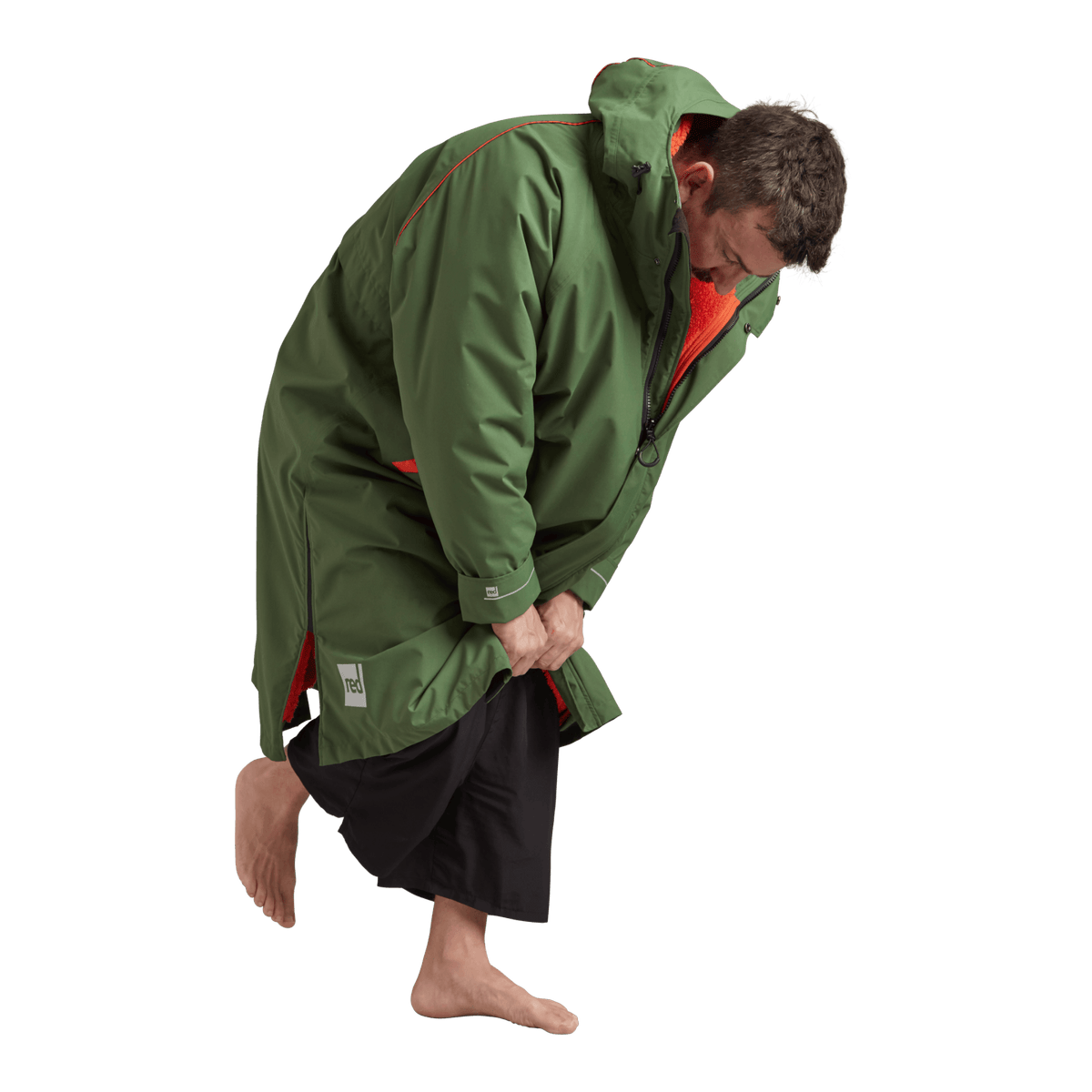 Dry Robe Men's Men's Long Sleeve Dry Waterproof Changing Robe Alter Evo Pro-Green ...