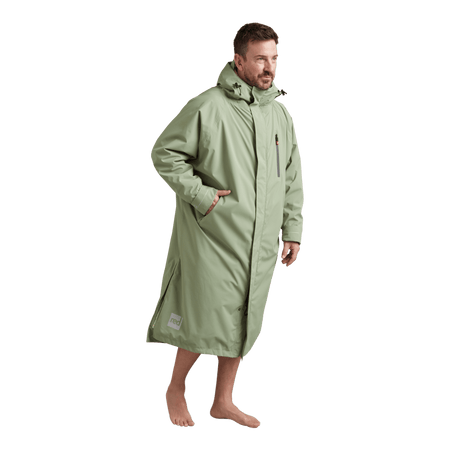 Red Equipment Men's Alter EVO Waterproof Changing Robe - Sage Green