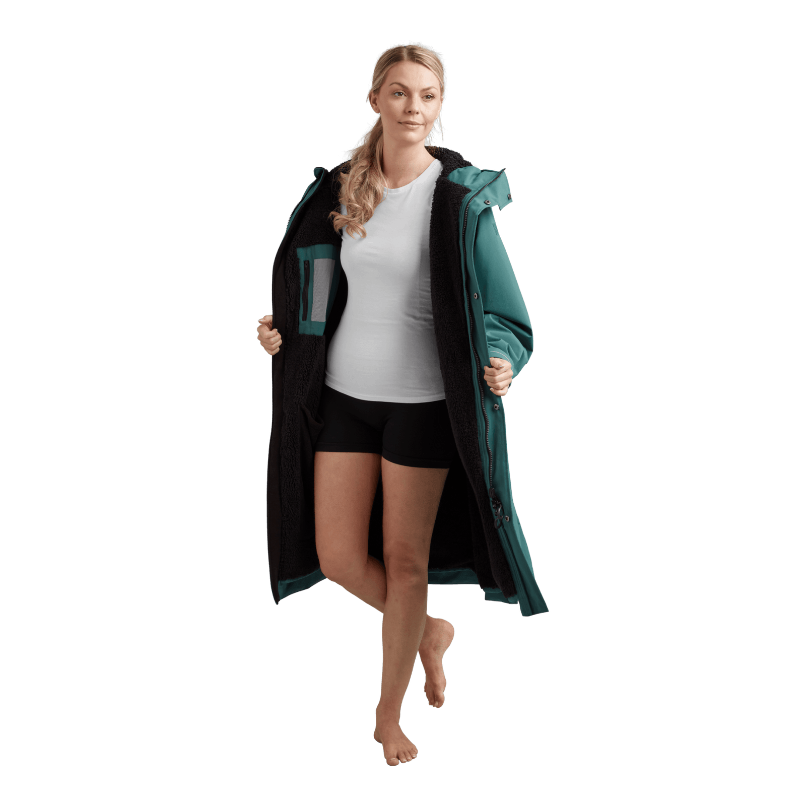 Women's Long Sleeve Waterproof Dry Changing Robe Alter Evo - Deep Teal