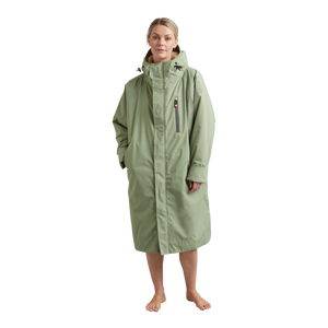 Women's Long Sleeve Waterproof Dry Changing Robe Alter Evo - Sage Green