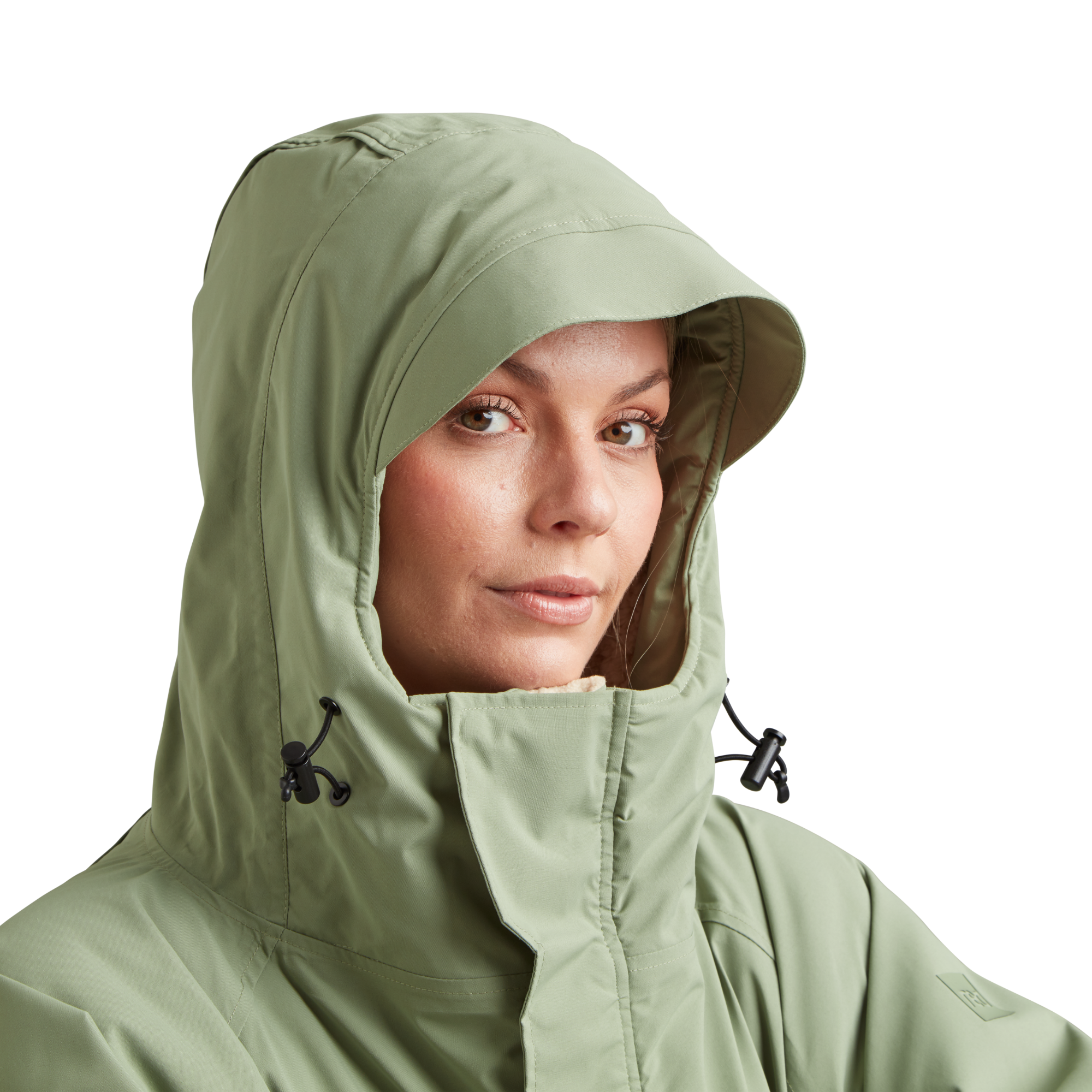 Women's Long Sleeve Waterproof Dry Changing Robe Alter Evo - Sage Green