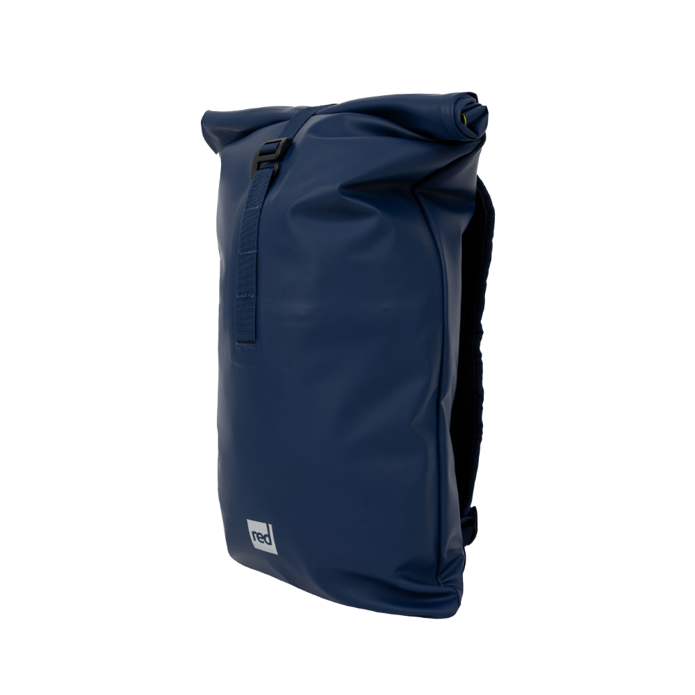 2-in-1 Reversible Swim Tow Float Dry Bag Backpack - Admiral Blue / Neon Yellow