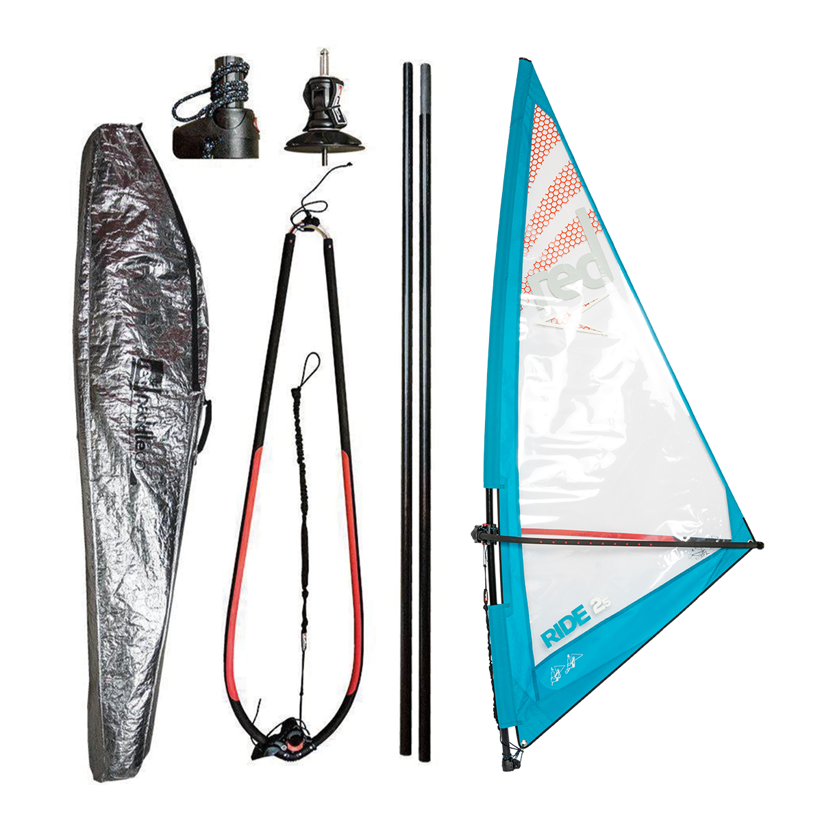 Red Paddle Co WindSurf 2.5m Rig Pack - White