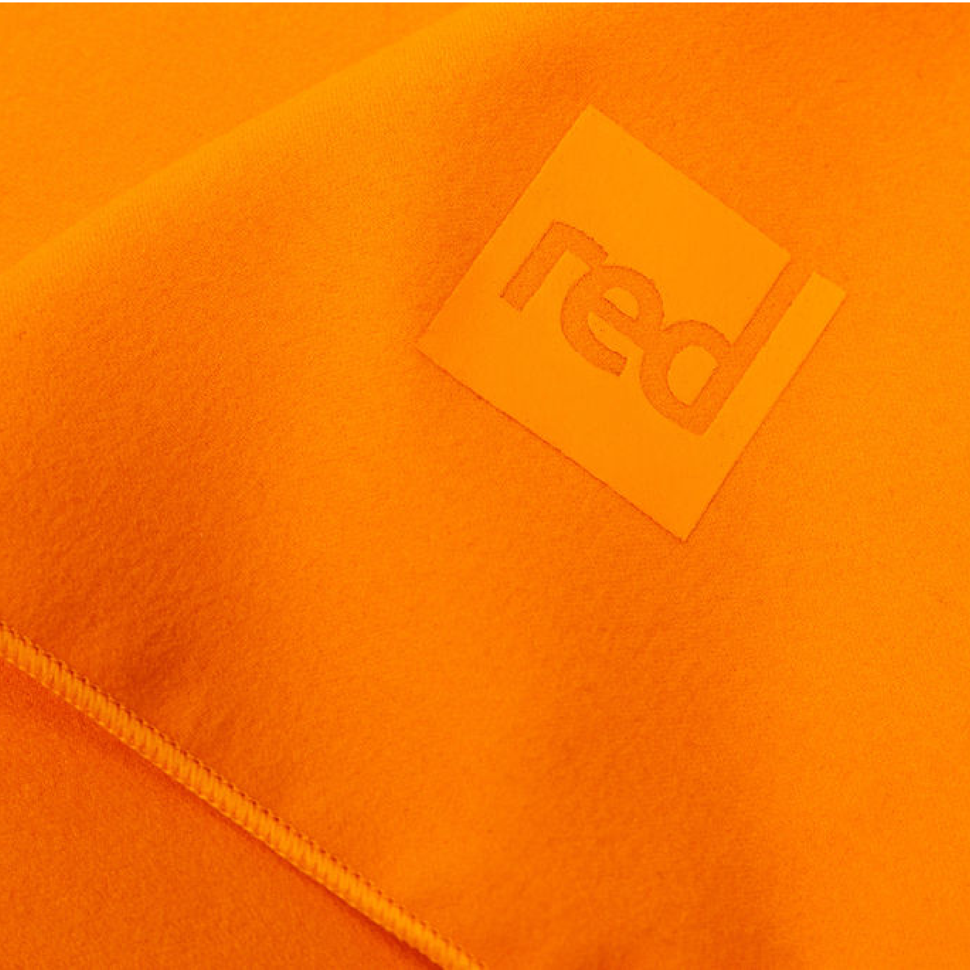 Compact Quick Dry Microfibre Adventure Towel 80 x 40cm - Bitter Orange