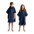 Kids' Quick Dry Microfibre Poncho Changing Robe - Admiral Blue