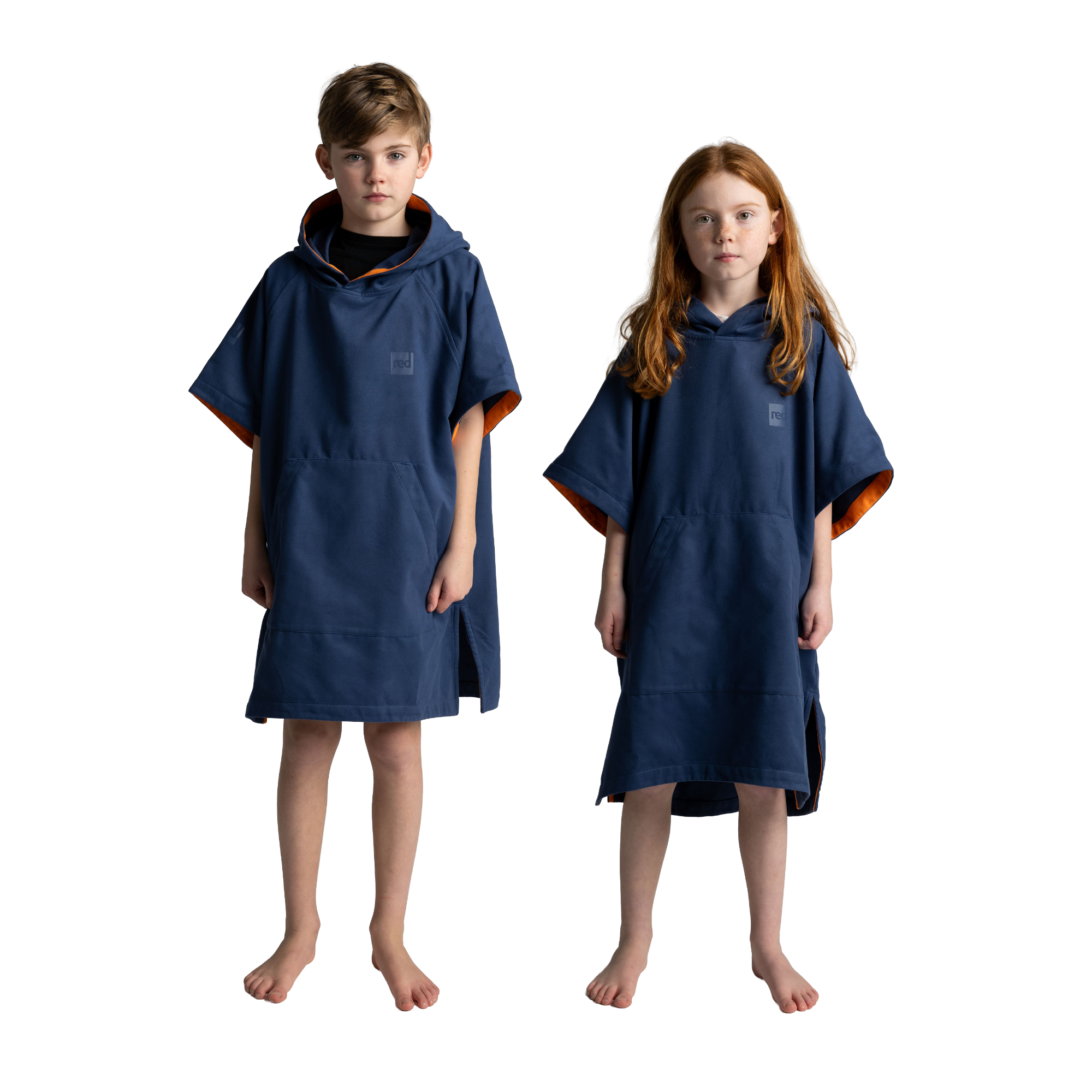 Kids' Quick Dry Microfibre Poncho Changing Robe - Admiral Blue