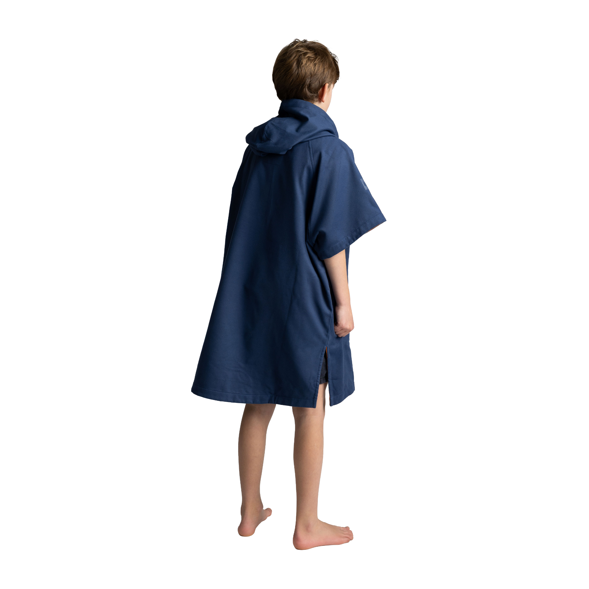 Kids' Quick Dry Microfibre Poncho Changing Robe - Admiral Blue