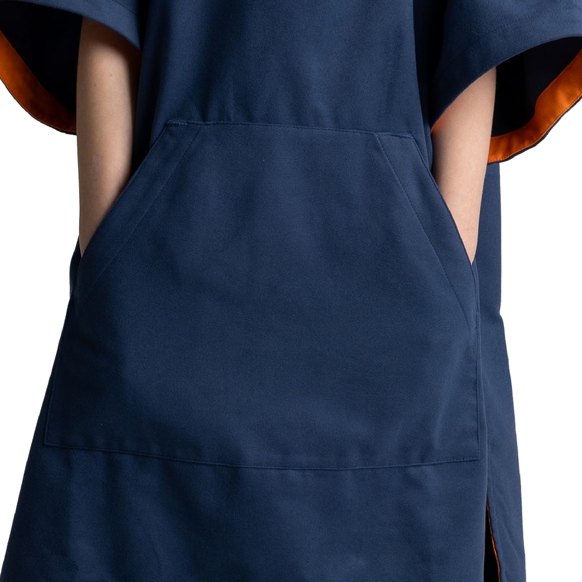 Kids' Quick Dry Microfibre Poncho Changing Robe - Admiral Blue