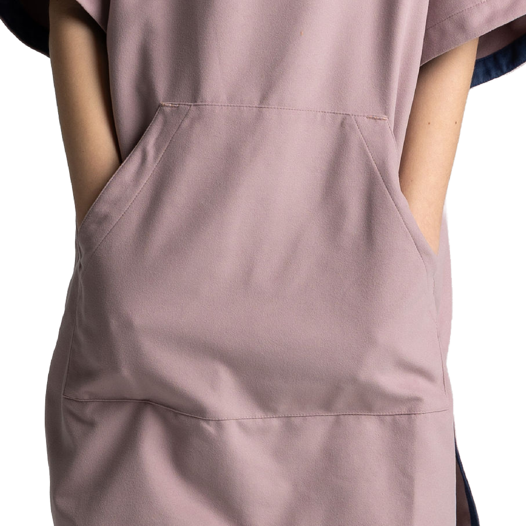 Kids' Quick Dry Microfibre Poncho Changing Robe - Salty Pink