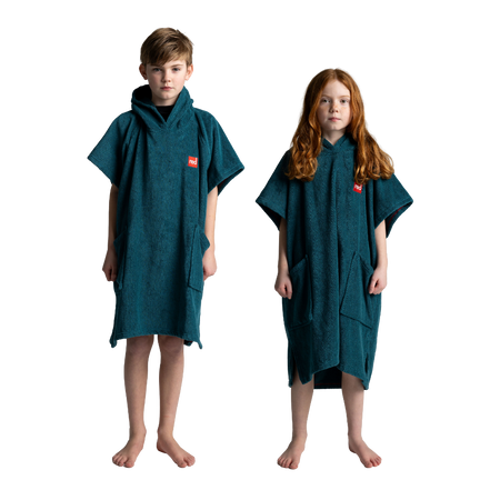 Towelling Poncho Changing Robe Deep Teal