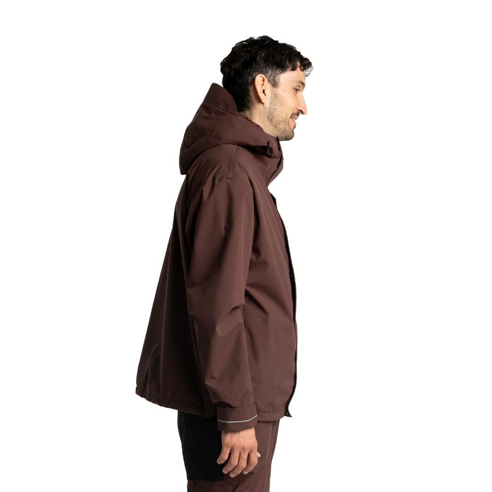 Men's EVO Pro Waterproof Insulated Jacket - Deep Chestnut