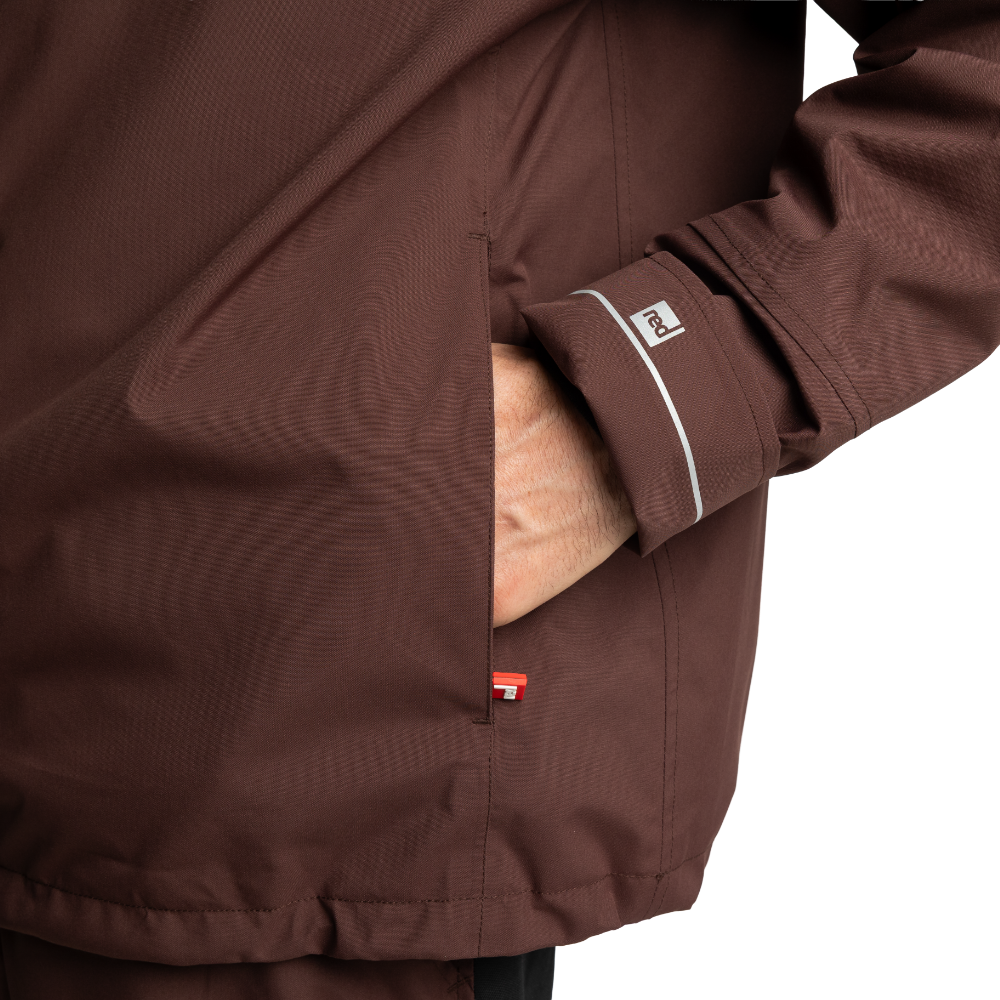 Men's EVO Pro Waterproof Insulated Jacket - Deep Chestnut