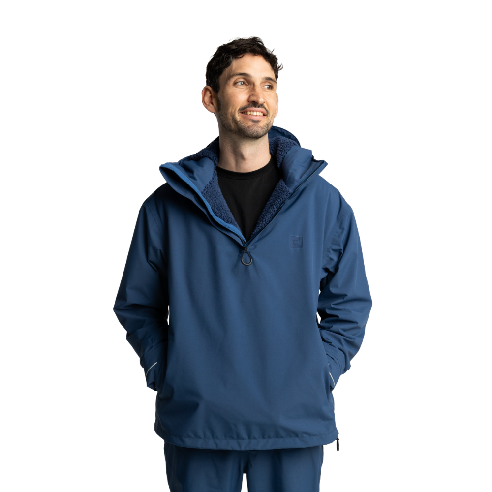 Men's EVO Pro Waterproof Insulated Half Zip Jacket - Admiral Blue
