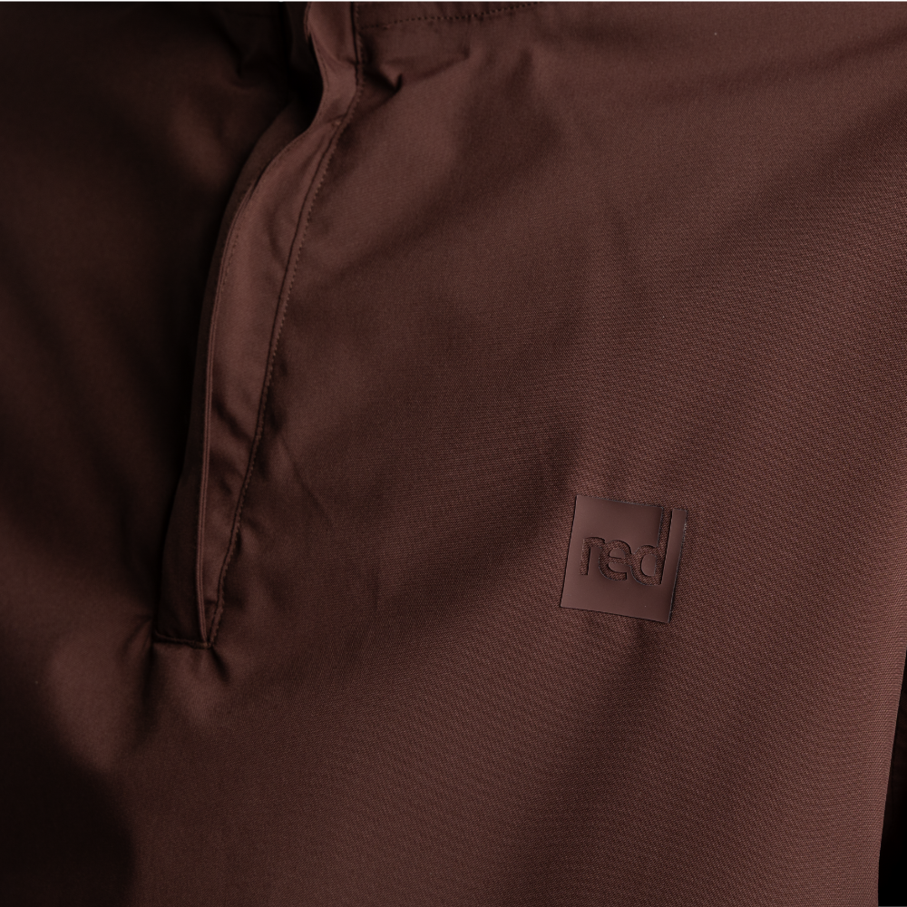 Men's EVO Pro Waterproof Insulated Half Zip Jacket - Deep Chestnut